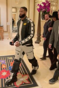 Odell Beckham was seen with Kim Kardashian for the first time after their secret dates