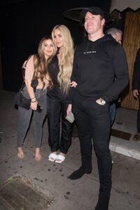 Kim Zolciak , her husband Kroy Biermann and daughter Brielle are spotted leaving a family dinner at the Nice Guy in Los Angeles