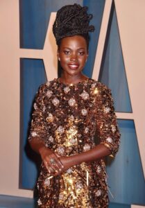Lupita Nyong'o attends the 2022 Vanity Fair Oscar Party Hosted By Radhika Jones