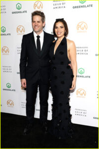 America Ferrera and Ryan Piers Williams at the Producers Guild Awards