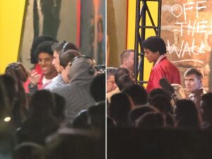 jaafar michael jackson off the wall event side by side