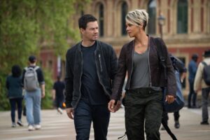 Mark Wahlberg and Halle Berry in "The Union," due out this summer on Netflix.