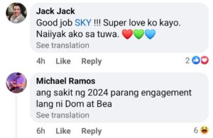 'Parang engagement lang ni Dom at Bea'