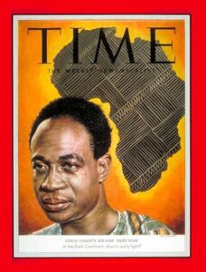Revolutionary leader … Kwame Nkrumah in 1953.
