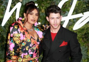 Priyank Chopra And Nick Jonas at The Fashion Awards 2021.