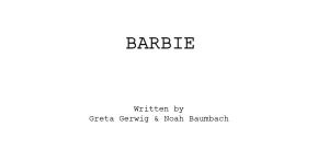 Read Greta Gerwig & Noah Baumbach Script