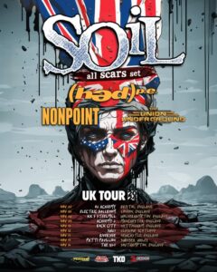 SOIL Announces Fall 2024 U.K. Tour With (HED) P.E., NONPOINT And THE UNION UNDERGROUND
