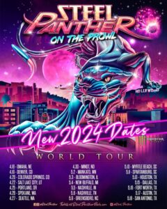 STEEL PANTHER Announces April/May 2024 Tour