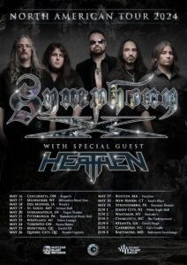 SYMPHONY X Announces May/June 2024 North American Tour With HEATHEN
