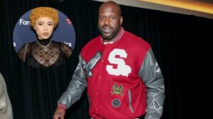 shaq at the super bowl ice spice