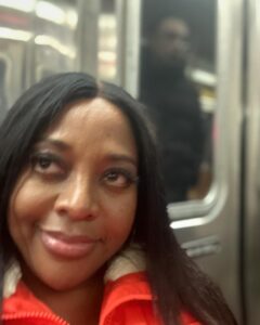 Sherri Shepherd fans feared for the star's safety after they spotted a creepy detail in the background of her NYC subway selfie