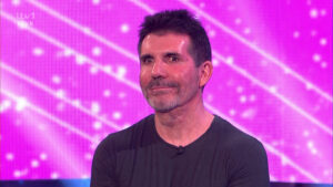 Simon Cowell's face was mocked by Stephen Merchant on Saturday Night Takeaway