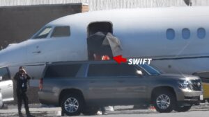 Taylor Swift Takes Off to Vegas to See Travis Kelce in Super Bowl LVIII