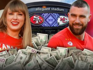 Taylor Swift & Travis Kelce's Families Sitting in Suite Together, He Paid
