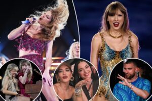 Taylor Swift’s pack of celebrity pals fly across the globe for her Eras Tour in Syndey: photos