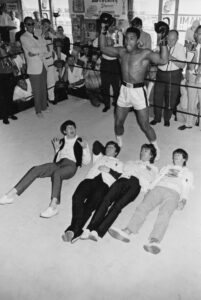 Muhammad Ali and the Beatles on Feb. 18, 1964