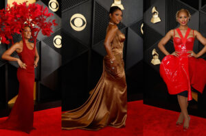 The Grammy's red carpet has BEGUN. Who do you think is the best (or worst 👀) dressed so far?