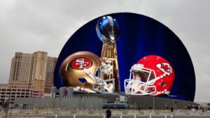 The Sphere Las Vegas Chiefs 49ers