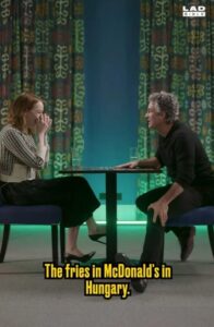 Mark Ruffalo and Emma Stone raved about the McDonald's in Hungary