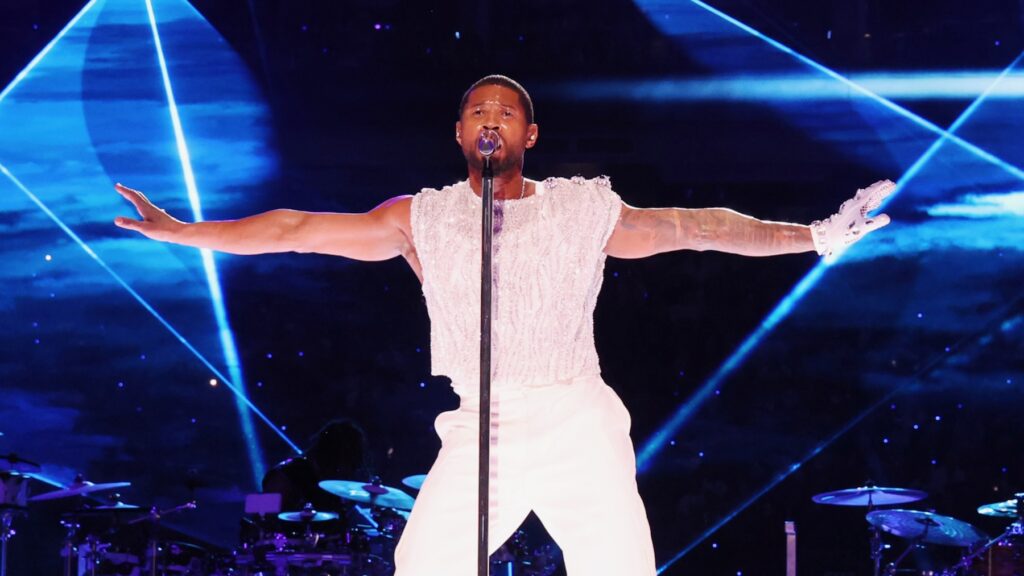 Usher Gyrates Through 2024 Super Bowl Halftime Show