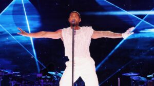 Usher Gyrates Through 2024 Super Bowl Halftime Show
