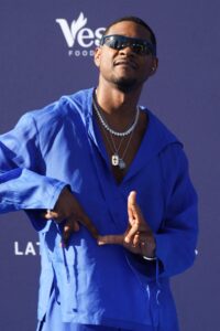 Superstar Usher Walks the Blue Carpet at LA Dodgers Foundation Gala