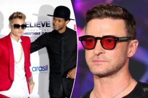 Usher beat Justin Timberlake to sign Justin Bieber in 'bidding war'