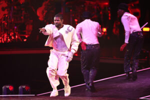 Usher suffered a technological malfunction during the Super Bowl