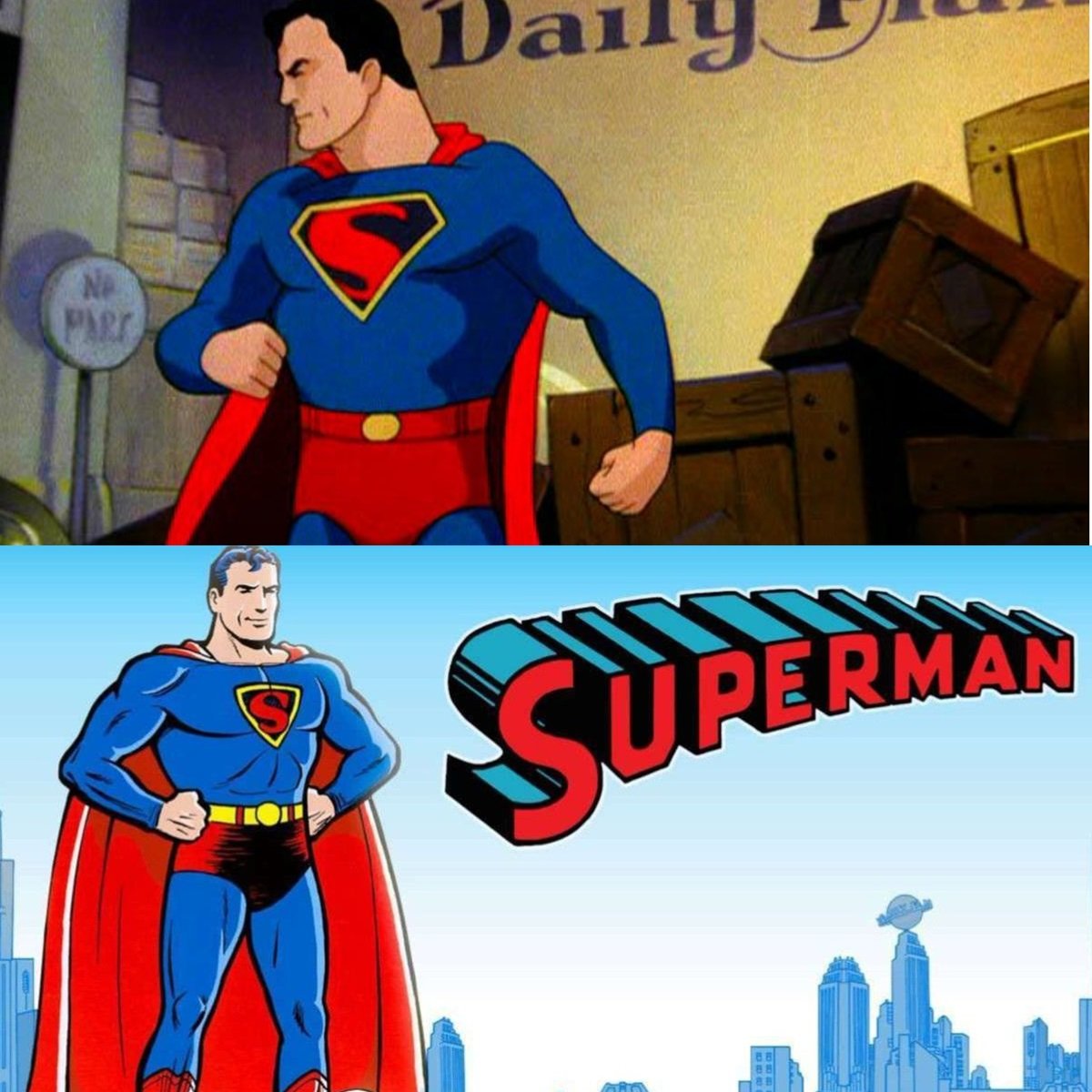 the Golden Age Superman, as seen in the animated Fleishcher shorts of 1941, and in the pages of Action Comics.