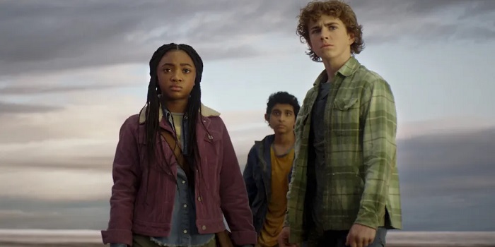 the trio looking in the distance Percy in Percy Jackson and the Olympians