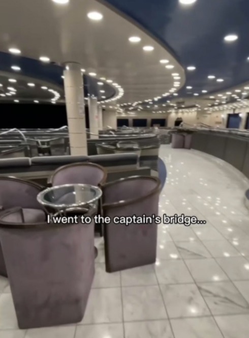 The ghost ship was empty onboard