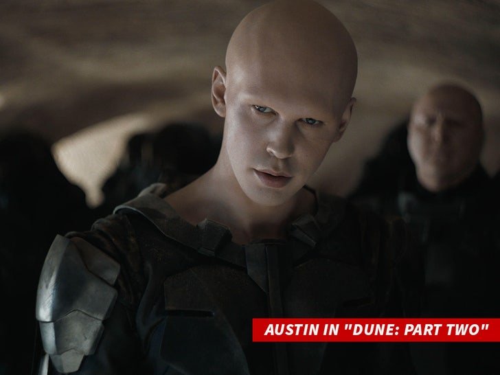 austin butler in austin in "dune- part two"