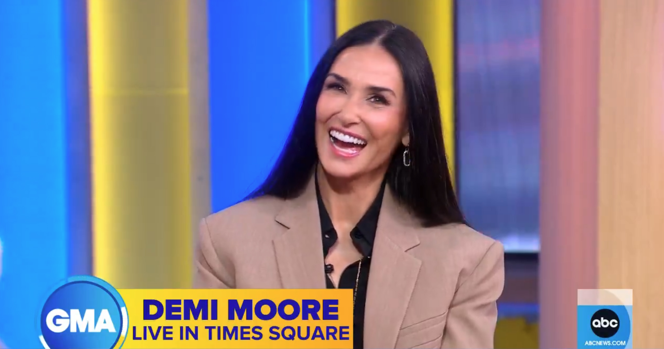 Demi Moore recently appeared on Good Morning America