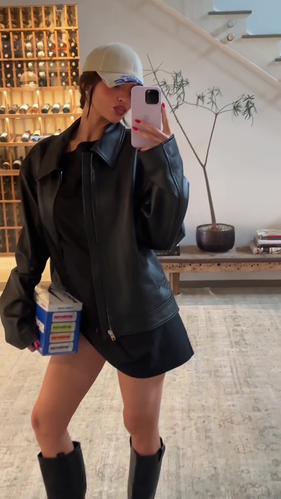 Kylie posted a video sharing her outfit of the day