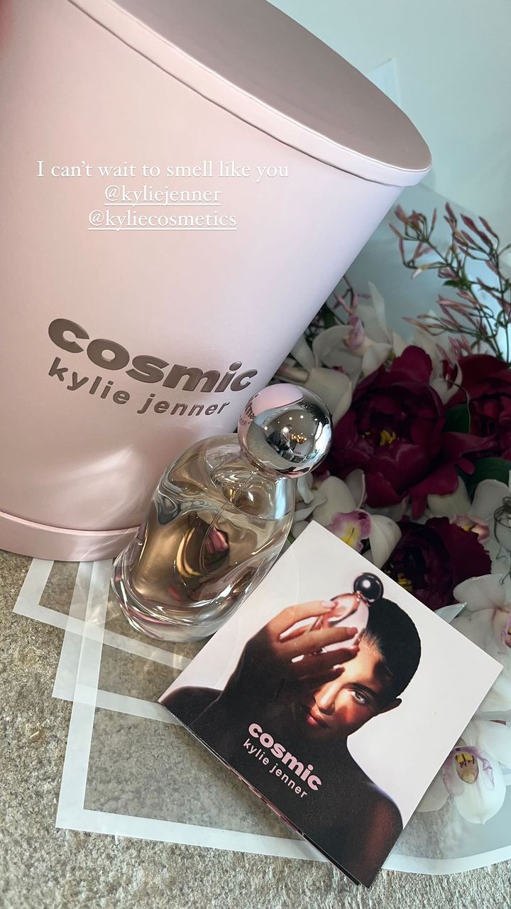 Kylie's perfume will be available to buy later in the week