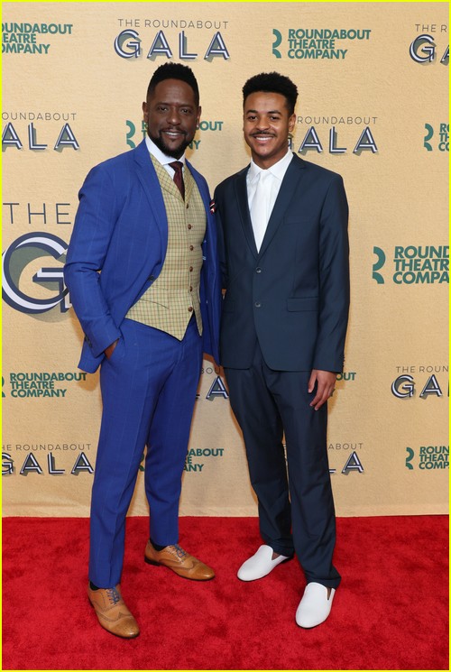 Blair Underwood and son Blake at the Roundabout Gala