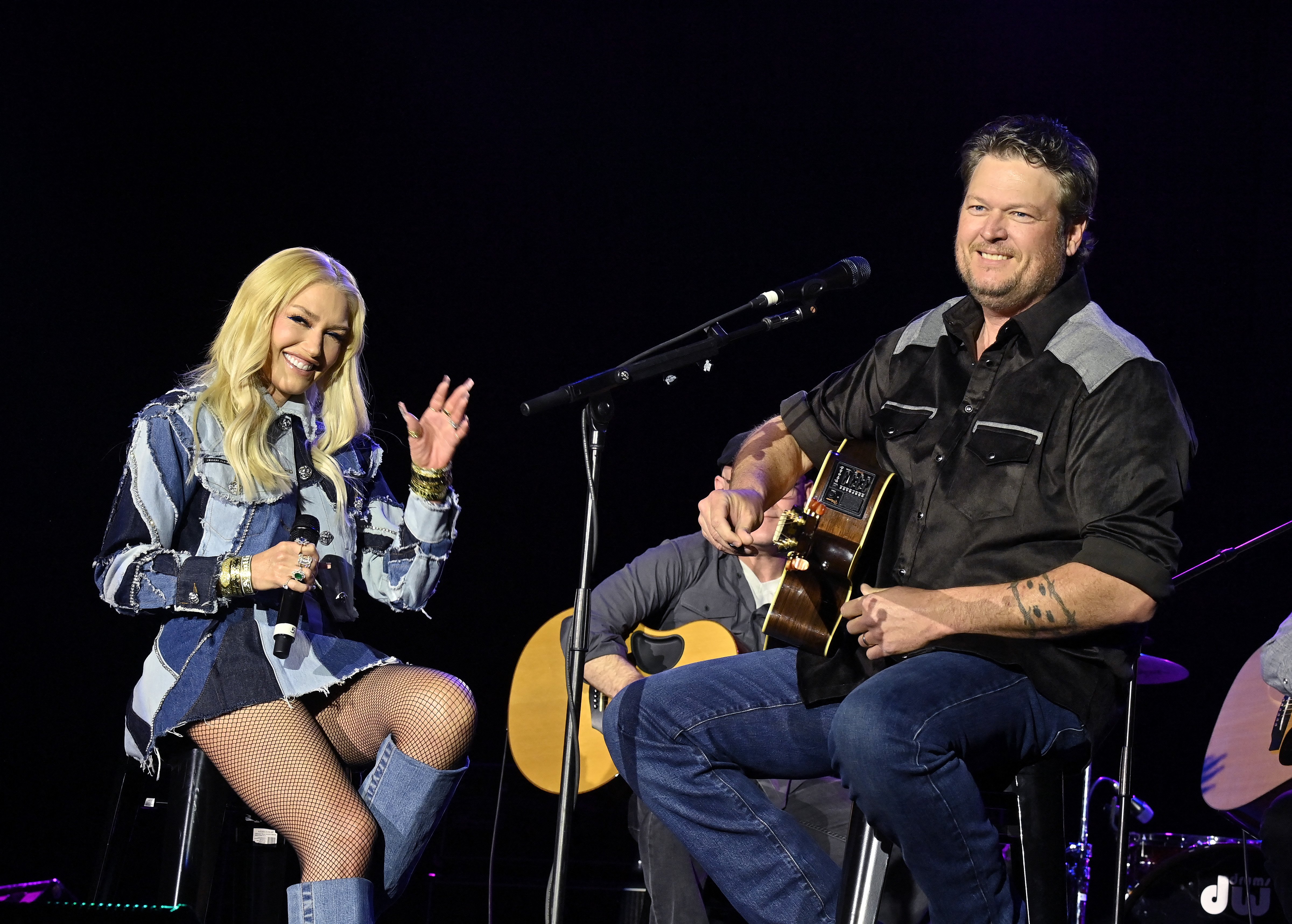 She recently joined Blake onstage at one of his concerts