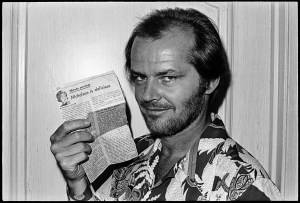 Jack Nicholson in 1975