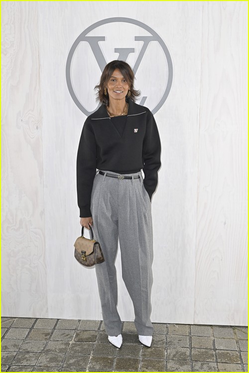 Liya Kebede at the Louis Vuitton show