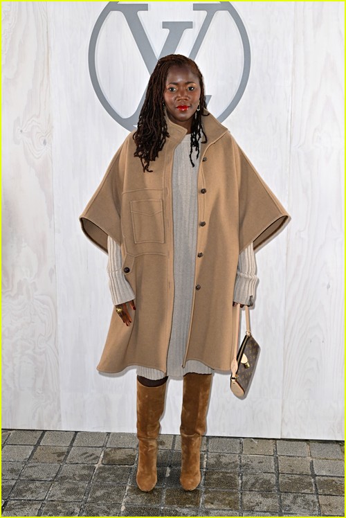 Alice Diop at the Louis Vuitton show