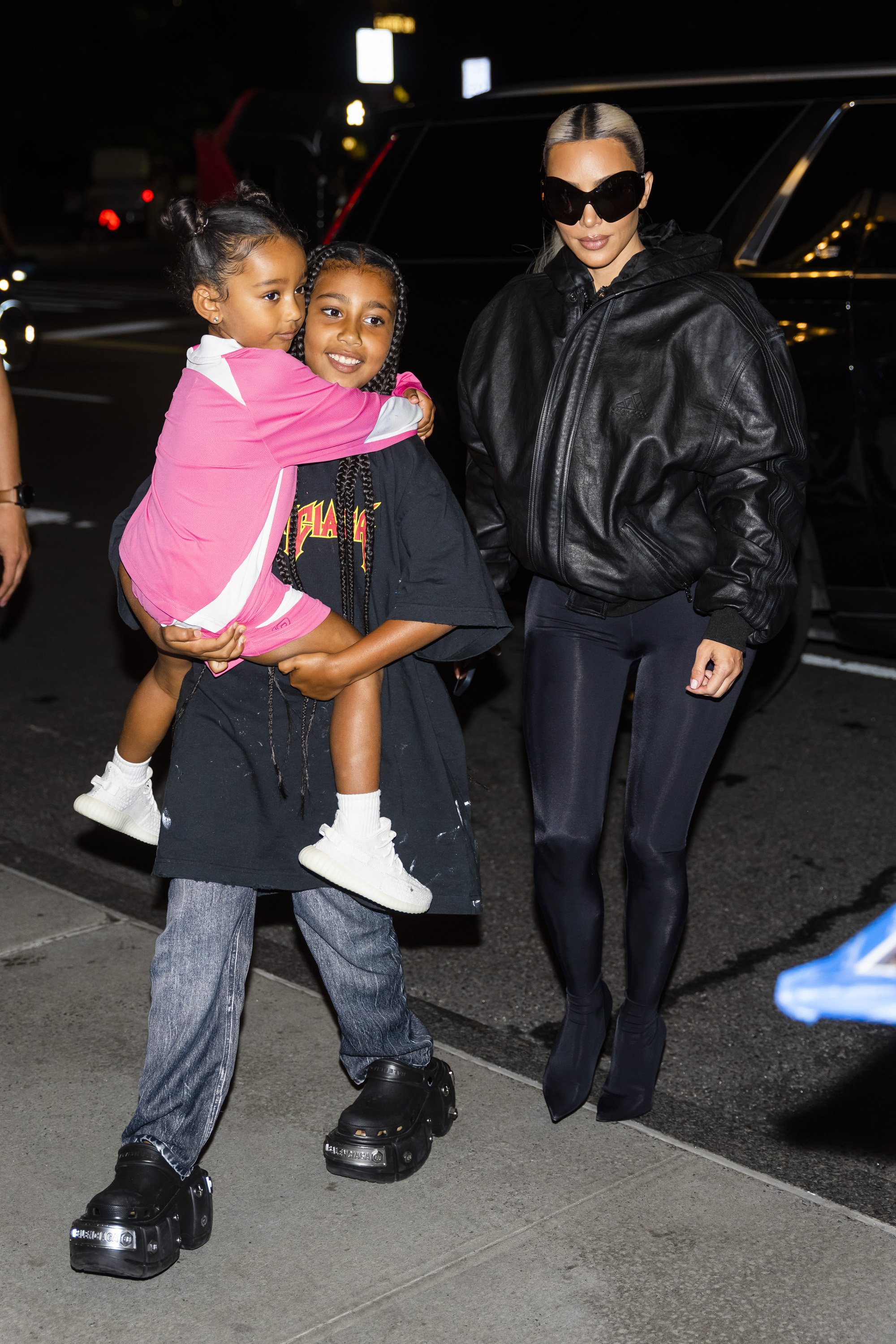 North recently shared another video of her zipping her younger sister Chicago up in a box
