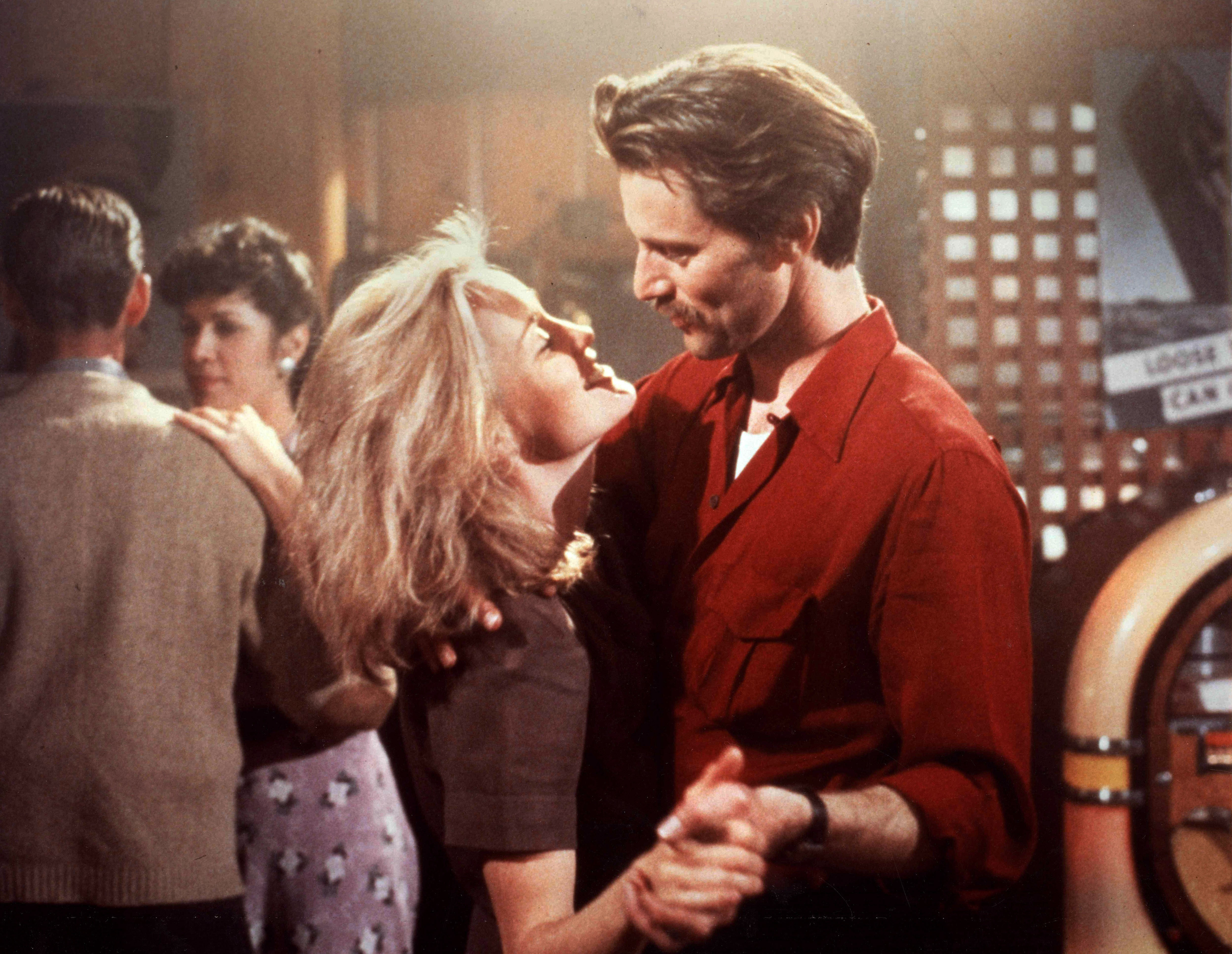 Jessica Lange and Sam Shepard pictured in a promotional still for the 1982 drama Frances