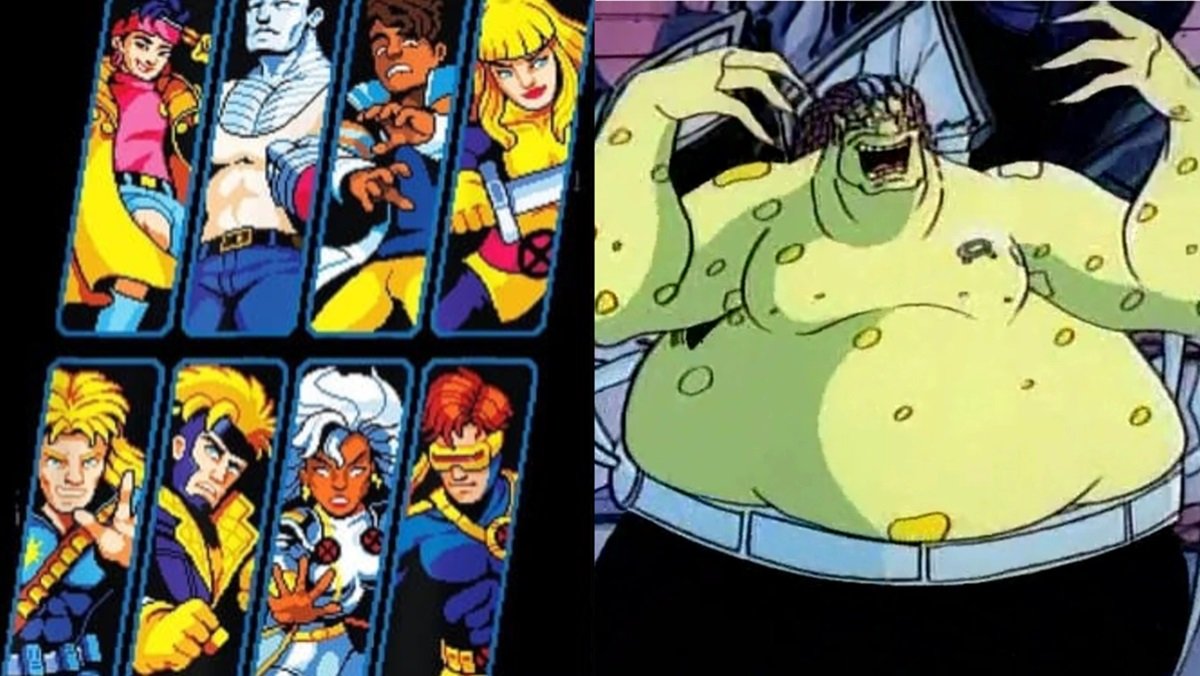 Promotional Images from the X-Men '97 episode which is an homage to video games, and the ruler of Mojoworld, the evil Mojo.