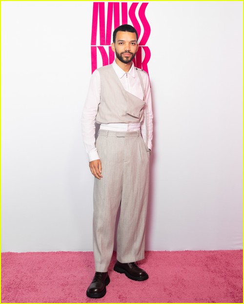 Justice Smith at the Miss Dior event