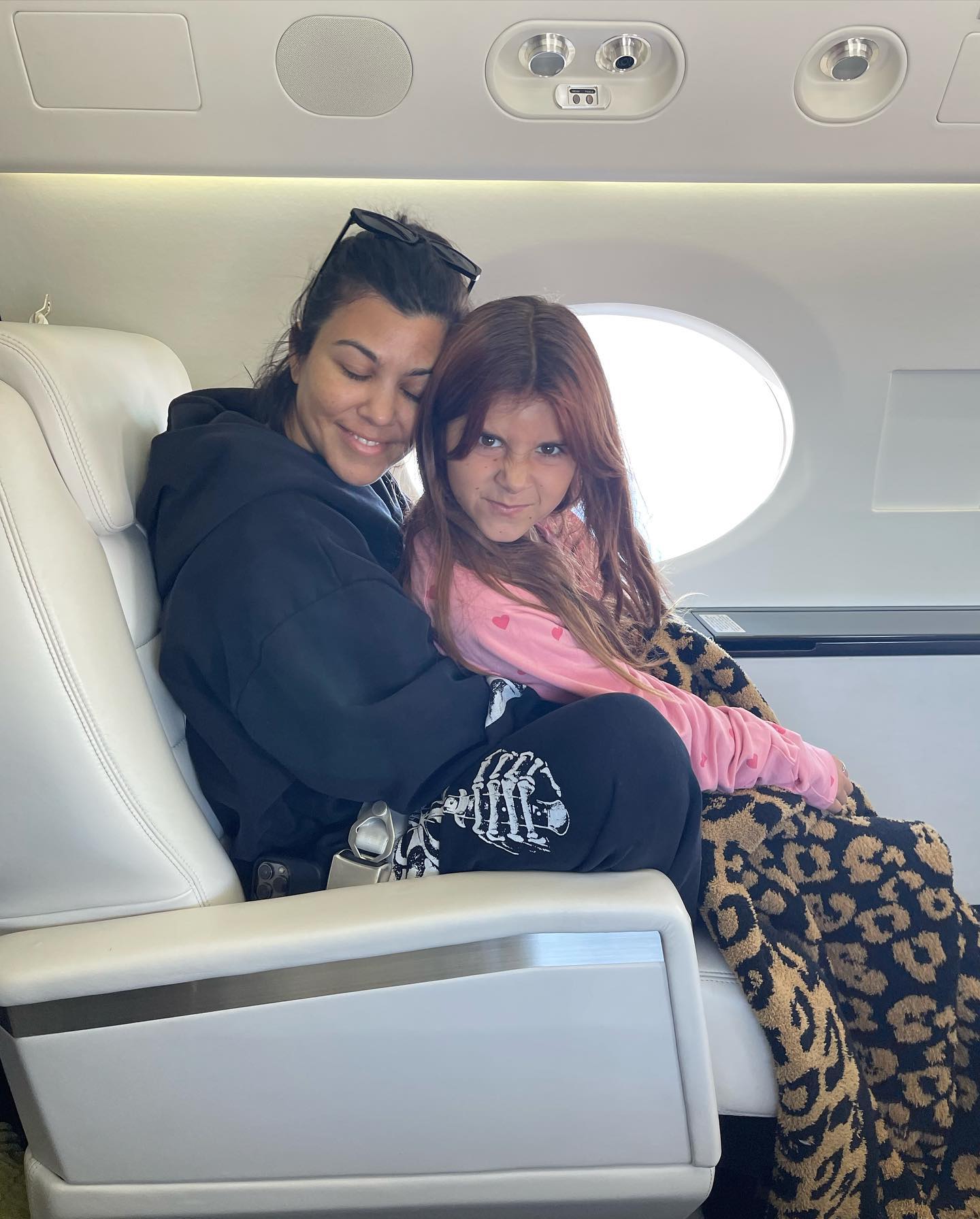 Penelope and her brothers, Reign and Rocky, were busy traveling with Kourtney and her husband Travis Barker on his world tour