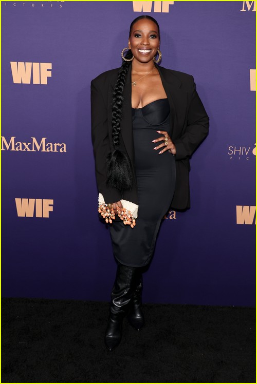 Olivia Washington at the Women in Film Party