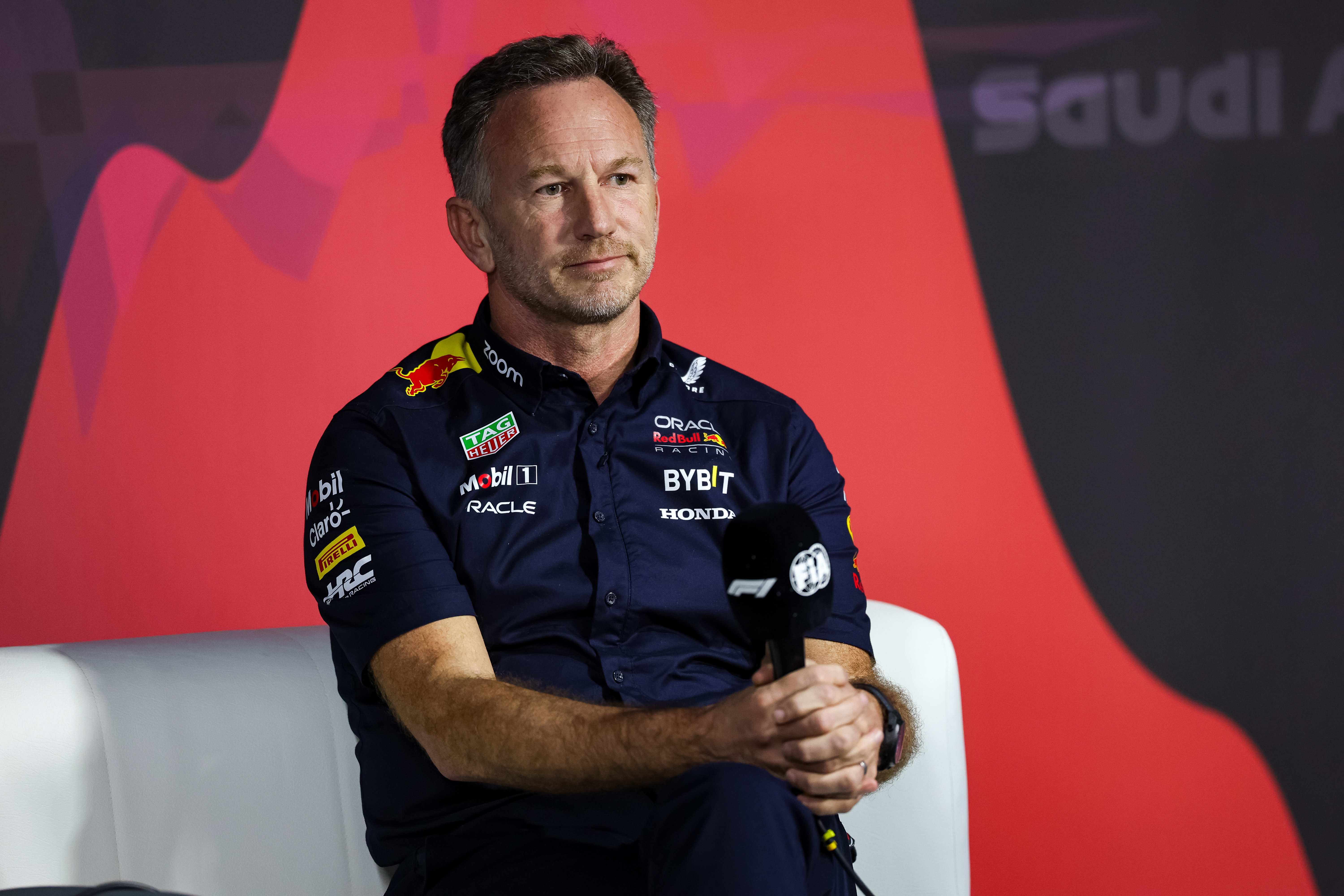 Horner spoke about the embarrassing leak at a press conference