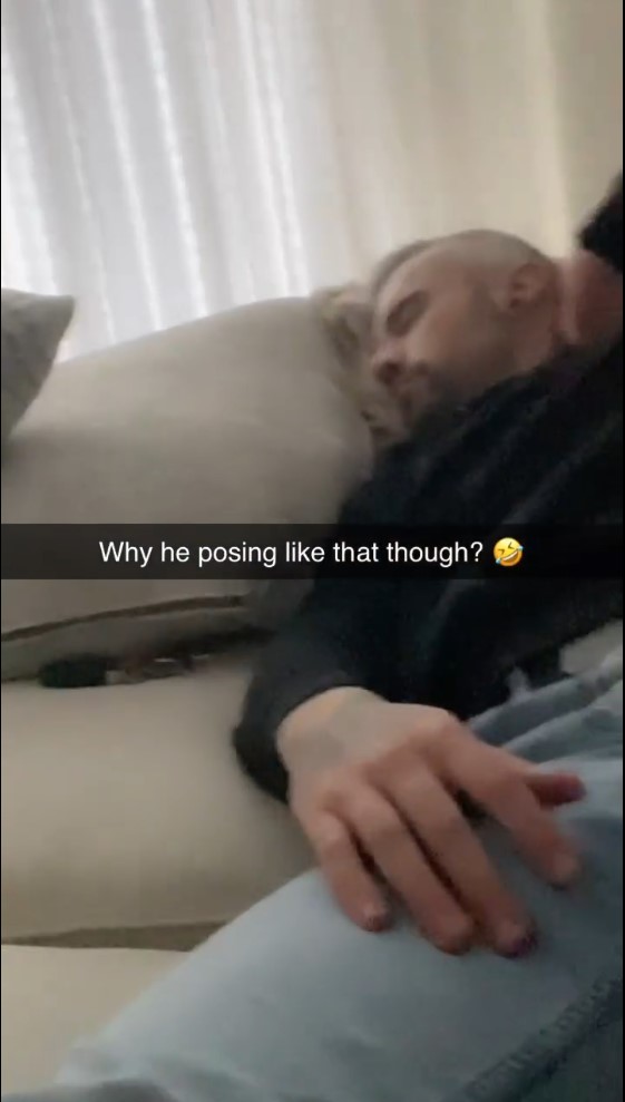 The couple enjoyed a lazy day after Ryan was released from jail last week