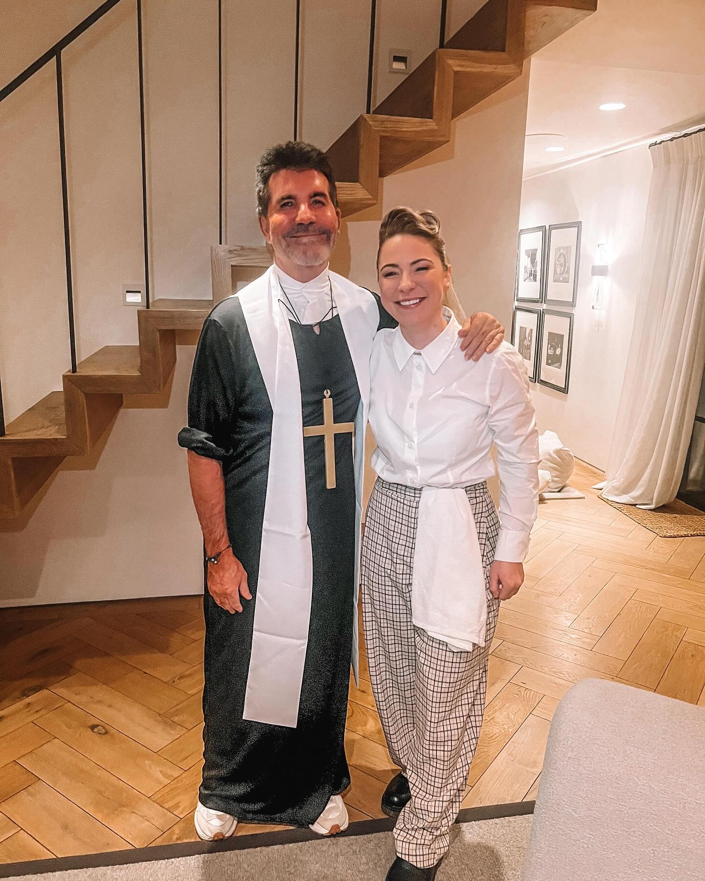 Simon Cowell invited Lucy Spraggan over to his house for a Murder Mystery evening