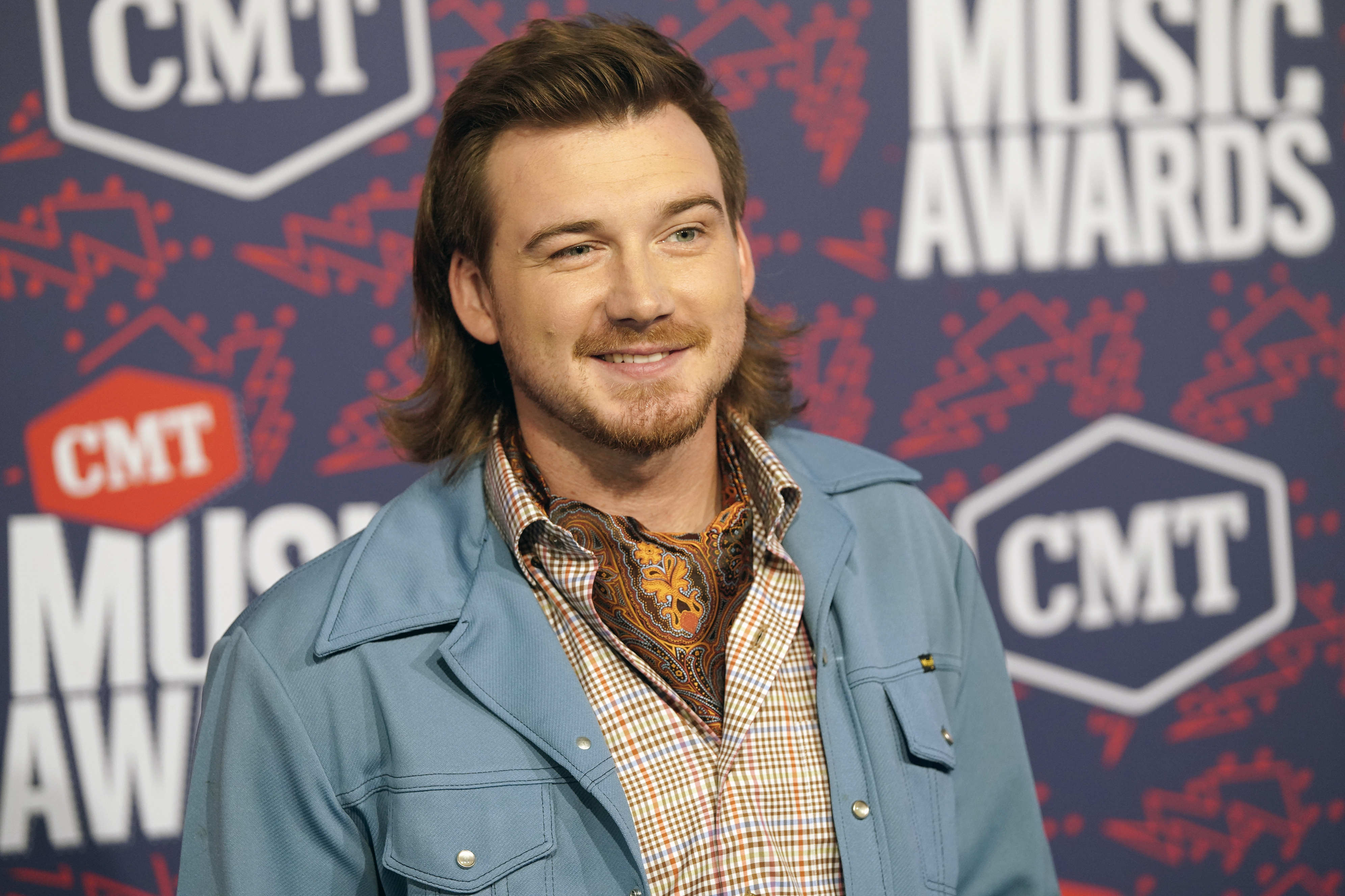 Morgan Wallen arrives at the CMT Music Awards in Nashville, Tennessee on June 5, 2019